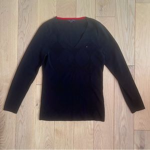 Tommy Hilfiger Argyle V-neck Sweater